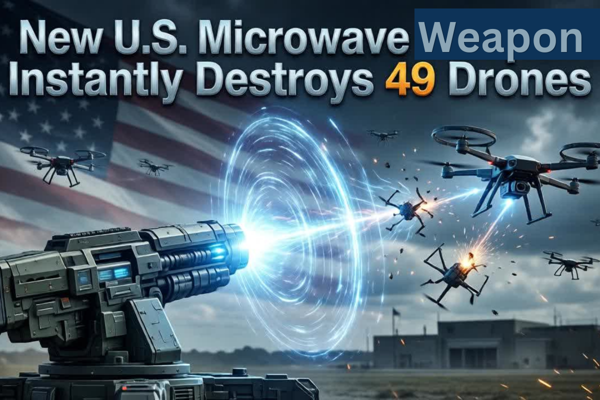 49 Drones Instantly Destroyed by New American Microwave Weapon